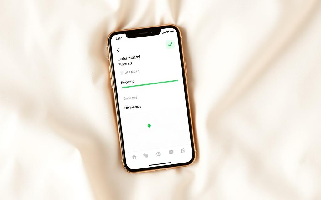 Le Menu app — order tracking